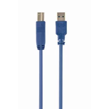 GEMBIRD USB 3.0 -kaapeli A-uros B-urokseen 3 m – sininen