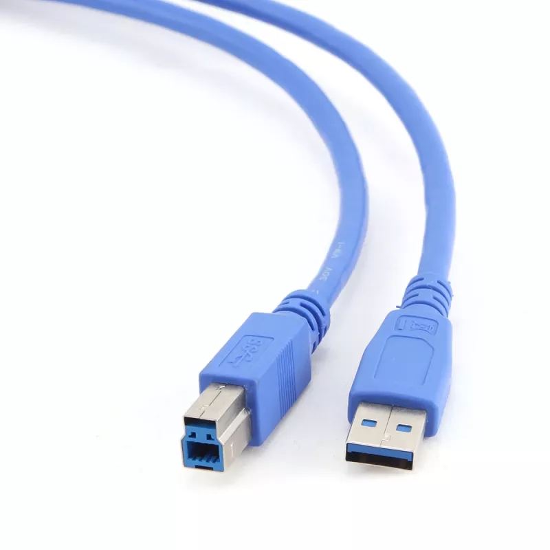 GEMBIRD USB 3.0 -kaapeli A-uros B-urokseen 3 m – sininen