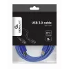 GEMBIRD USB 3.0 -kaapeli A-uros B-urokseen 3 m – sininen