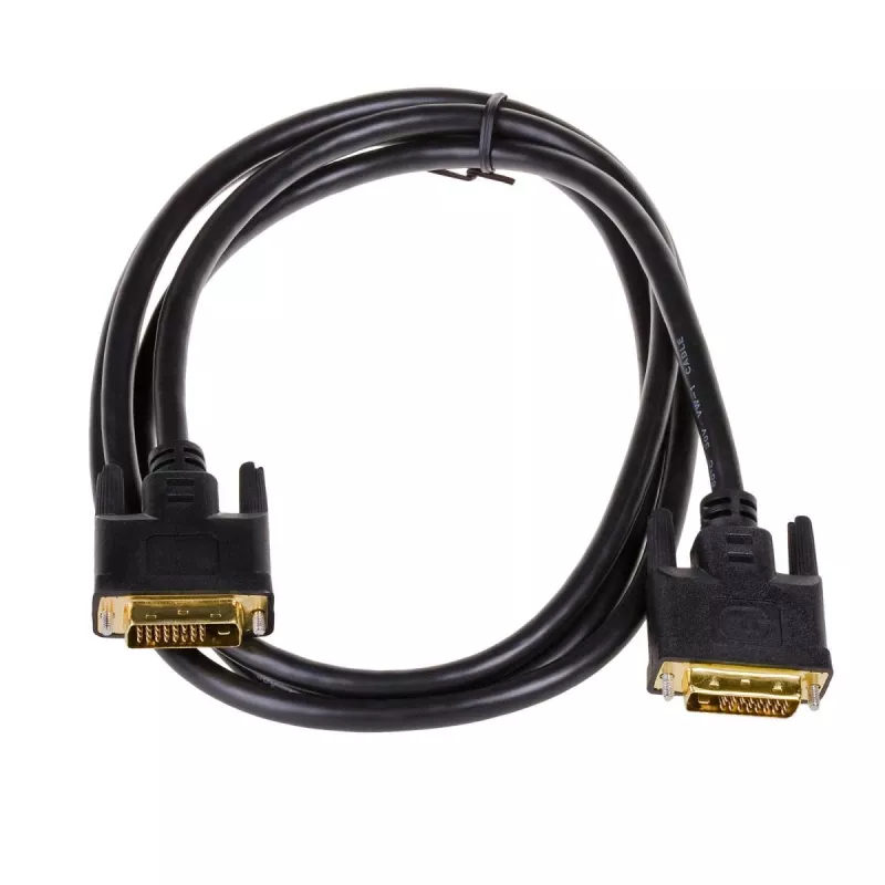 Akyga AK-AV-06 DVI-D Dual-Link-kaapeli (24+1), uros-uros, 1,8 m, musta