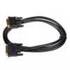Akyga AK-AV-06 DVI-D Dual-Link-kaapeli (24+1), uros-uros, 1,8 m, musta