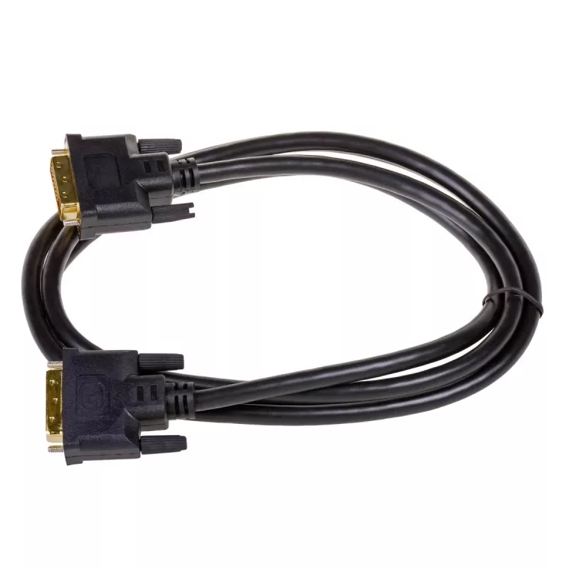 Akyga AK-AV-06 DVI-D Dual-Link-kaapeli (24+1), uros-uros, 1,8 m, musta