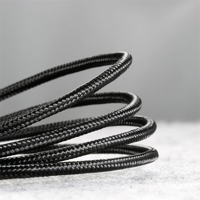 BASEUS punottu Cafule-pikalatauskaapeli - USB Type-A - Type-C 2A - 2 m - musta (nylon)
