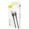 BASEUS punottu Cafule-pikalatauskaapeli - USB Type-A - Type-C 2A - 2 m - musta (nylon)