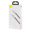 BASEUS Fast Charge Cafule tiedonsiirtokaapeli - USB Type-A - Lightning - 480 Mbit/s (2,4 A PD) - 1 m - musta