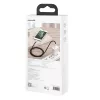 BASEUS Fast Charge Cafule tiedonsiirtokaapeli - USB Type-A - Lightning - 480 Mbit/s (2,4 A PD) - 1 m - musta