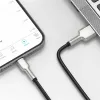 BASEUS Fast Charge Cafule tiedonsiirtokaapeli - USB Type-A - Lightning - 480 Mbit/s (2,4 A PD) - 1 m - musta
