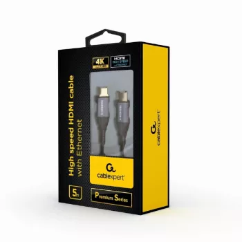 GEMBIRD High-Speed-HDMI-kaapeli Ethernetillä - Premium-sarja, 5,0 m