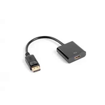 LANBERG sovitin DisplayPort(m)->hdmi(f) 10 cm