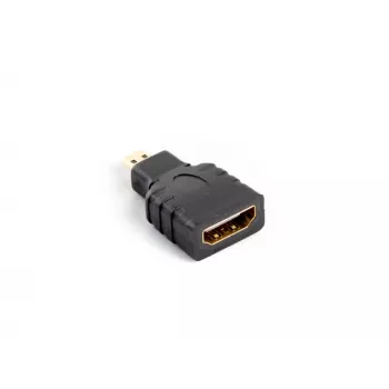Lanberg AD-0015-BK kaapelisovitin HDMI Micro HDMI musta