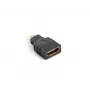 Lanberg AD-0015-BK kaapelisovitin HDMI Micro HDMI musta