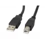 LANBERG USB-a(m)->USB-b(m) 2.0 -kaapeli 5 m musta