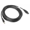 LANBERG USB-a(m)->USB-b(m) 2.0 -kaapeli 5 m musta