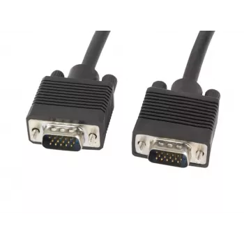 LANBERG VGA-kaapeli VGA (D-Sub) – 10 m musta