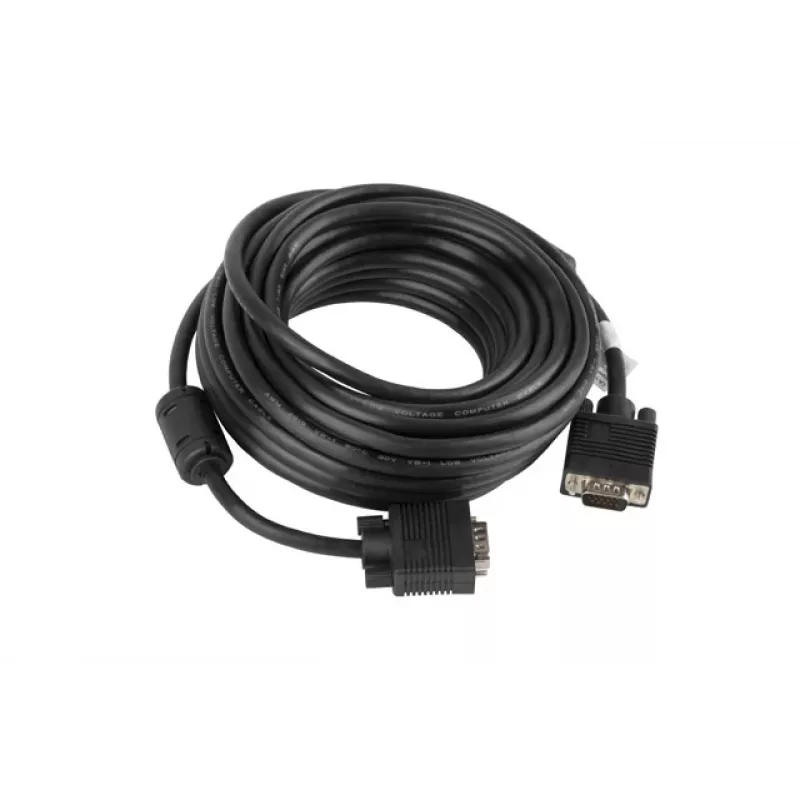 LANBERG VGA-kaapeli VGA (D-Sub) – 10 m musta