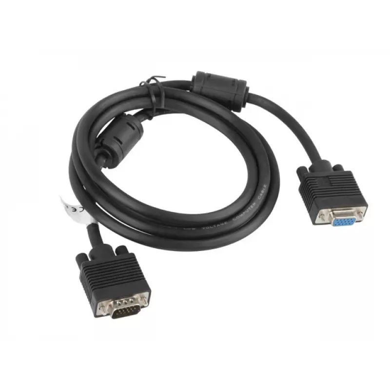 LANBERG VGA-kaapeli VGA (D-Sub) 1,8 m musta