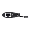 Trust Dalyx 23775 7-in-1 USB-C-monitoimiadapteri, USB-C 3.2, HDMI, RJ-45 Gigabit Ethernet, SD/microSD-kortinlukija, hopea