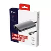 Trust Dalyx 23775 7-in-1 USB-C-monitoimiadapteri, USB-C 3.2, HDMI, RJ-45 Gigabit Ethernet, SD/microSD-kortinlukija, hopea