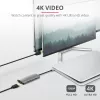 Trust Dalyx 23775 7-in-1 USB-C-monitoimiadapteri, USB-C 3.2, HDMI, RJ-45 Gigabit Ethernet, SD/microSD-kortinlukija, hopea