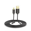 USB-kaapeli UGREEN 10385 Mini-USB 480 Mbit/s 1,5 m musta, nopea lataus