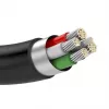 USB-kaapeli UGREEN 10385 Mini-USB 480 Mbit/s 1,5 m musta, nopea lataus
