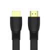 HDMI-kaapeli Unitek C11063BK-2M 2 m, HDMI 2.0, 18 Gbit/s, 4K@60Hz, ARC, litteä musta