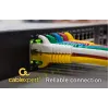 Verkkokaapeli Gembird PP6A-LSZHCU-20M RJ-45 Cat6a 20m harmaa
