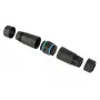 Techly IWP-MD C6-IP68T kaapelin sukupuolenmuunnin RJ-45 musta