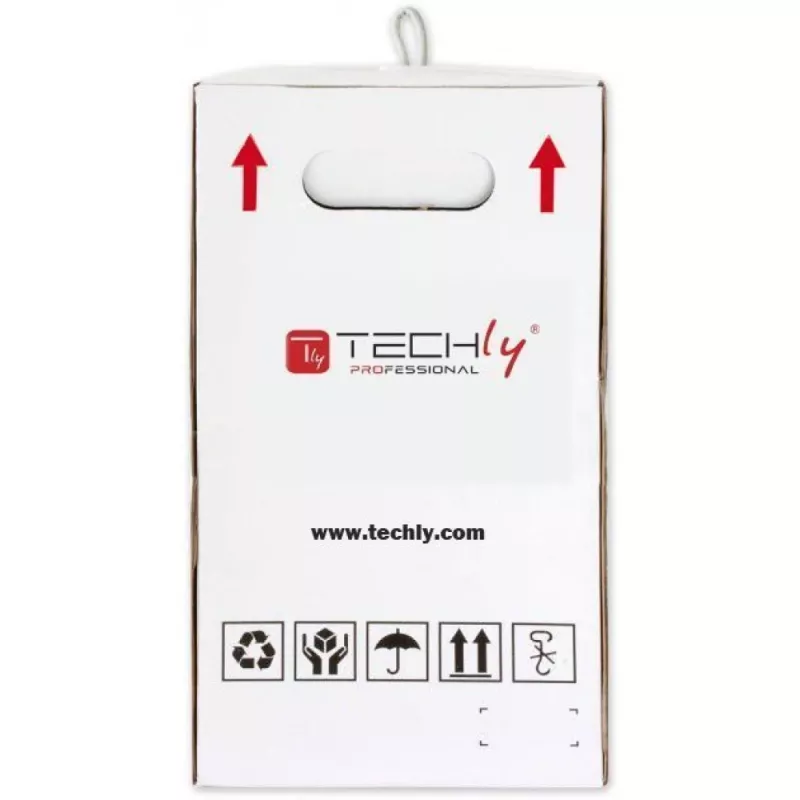 Techly F/UTP Hank -kaapeli Cat.5E CCA 305 m Solid Outdoor musta ITP8-RIS-0305LO