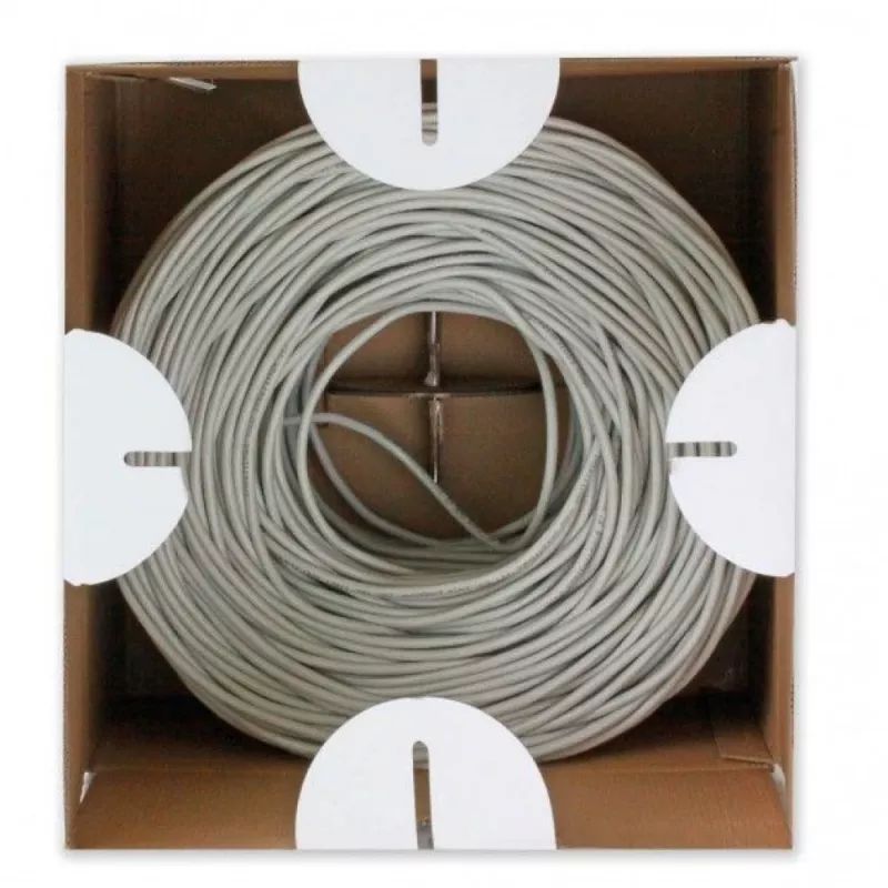 Techly F/UTP Hank -kaapeli Cat.5E CCA 305 m Solid Outdoor musta ITP8-RIS-0305LO