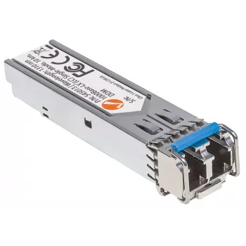 Intellinet lähetin-vastaanotinmoduuli optinen, Gigabit-kuitu-SFP, 1000Base-Lx (LC) Singlemode-portti, 10 km, aallonpituus 1310 nm, MSA-yhteensopiva, vastaa Cisco GLC-LH-SM, Ethernet, kuitu, kolmen vuoden takuu