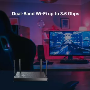 TP-Link Archer BE3600 langaton reititin 2,5 Gigabit Ethernet Dualband (2,4 GHz / 5 GHz) musta
