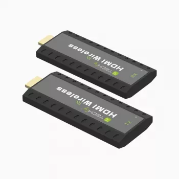Techly IDATA HDMI-WL53 AV-jatko AV-lähetin & -vastaanotin musta