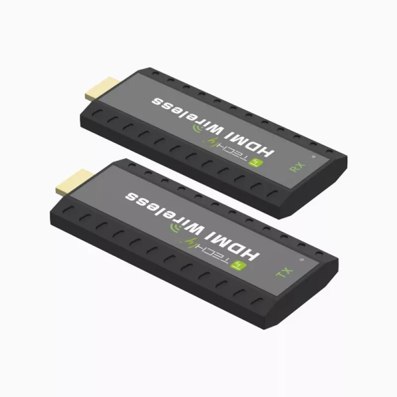 Techly IDATA HDMI-WL53 AV-jatko AV-lähetin & -vastaanotin musta