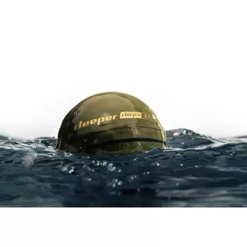 Kannettava kaikuluotain deeper Smart Sonar CHIRP+3 Wi‑Fi — heitettävä langaton kaikuluotain, max. syvyys 100 m, keilakulma 47°/20°/7°, Wi‑Fi, GPS/GLONASS