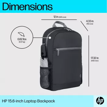 HP 15,6 tuuman kannettavareppu, reppu, 370 g