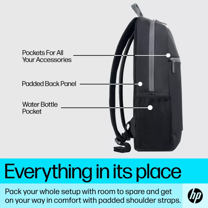 HP 15,6 tuuman kannettavareppu, reppu, 370 g