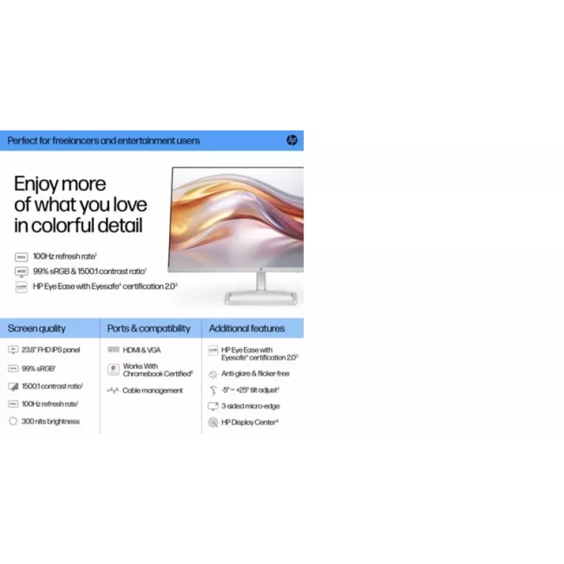 HP-työpöytämonitori – Serie 5 524sf – 24