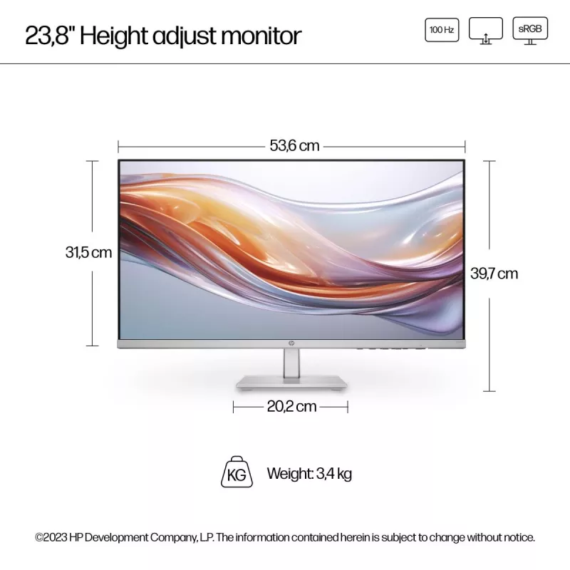HP-työpöytämonitori - Series 5 524sh - 24