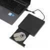 Optinen asema IBOX IED03 DVD±RW USB 3.1 Gen1 (USB-C) musta, tarjotin, 24x CD / 8x DVD