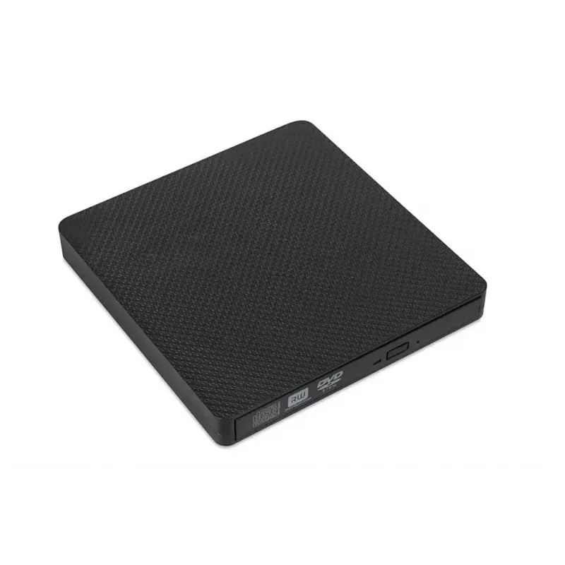 Optinen asema IBOX IED03 DVD±RW USB 3.1 Gen1 (USB-C) musta, tarjotin, 24x CD / 8x DVD
