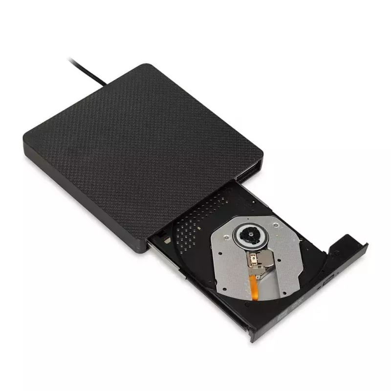 Optinen asema IBOX IED03 DVD±RW USB 3.1 Gen1 (USB-C) musta, tarjotin, 24x CD / 8x DVD