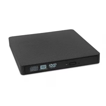 Optinen asema IBOX IED03 DVD±RW USB 3.1 Gen1 (USB-C) musta, tarjotin, 24x CD / 8x DVD