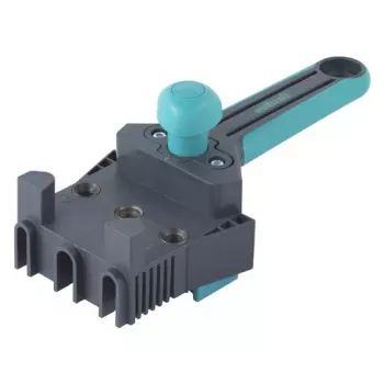 Wolfcraft Dübelmeister asennustyökalu tapille 6/8/10 mm, levynpaksuus 1,2–30 mm, muovi/teräs, musta