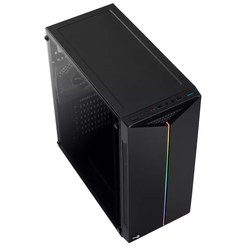 Aerocool Split Midi Tower musta