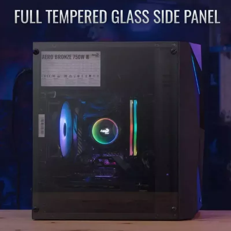 Aerocool PGS Raider Mini-G-BK-v3 tietokonekotelo, musta