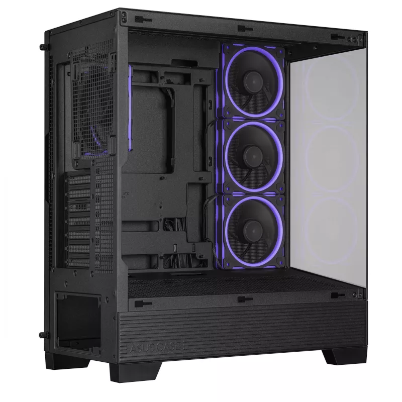 ASUS A31 Plus TG ARGB MUSTA Midi Tower