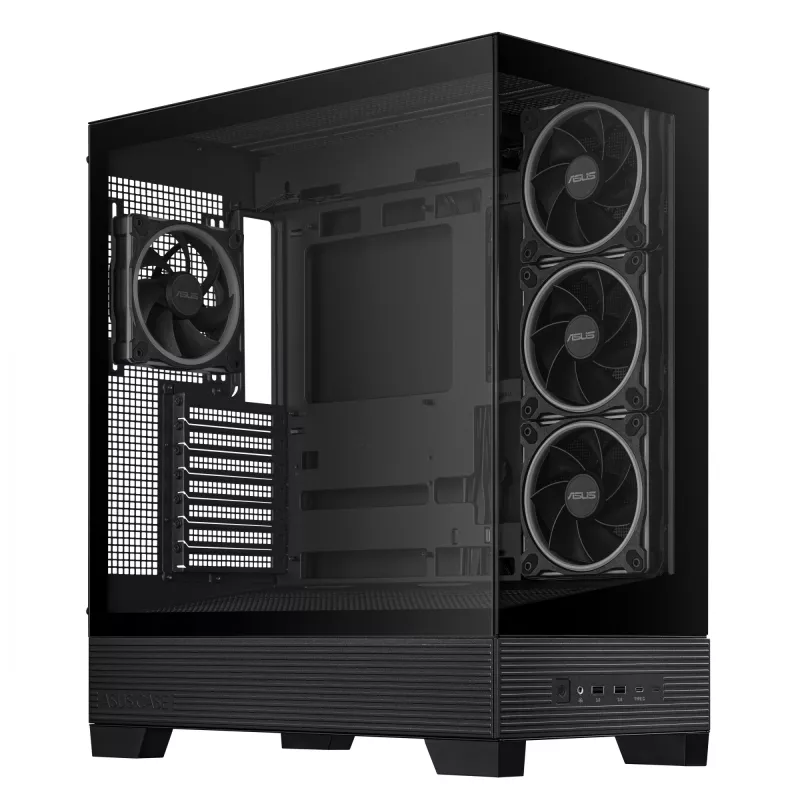 ASUS A31 Plus TG ARGB MUSTA Midi Tower