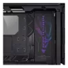 PC-kotelo ASUS ROG Hyperion GR701 BTF Edition Tower — musta, karkaistu lasi, tuki E-ATX/ATX/microATX, 46 cm GPU, 420 mm yläjäähdytin