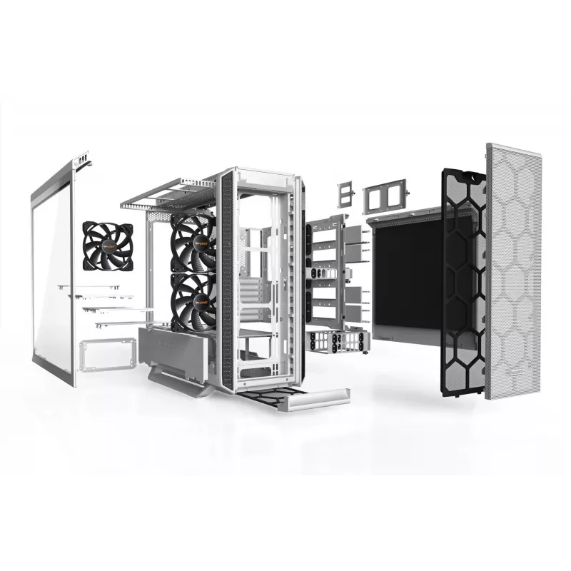 PC-kotelo be quiet! Silent Base 802 Window White Midi Tower